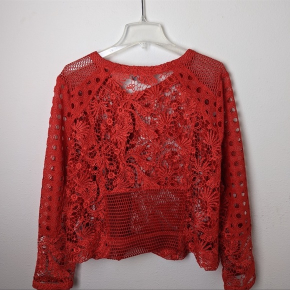 ASOS CURVE Mixed Lace Panel Jacket - Picture 11 of 14